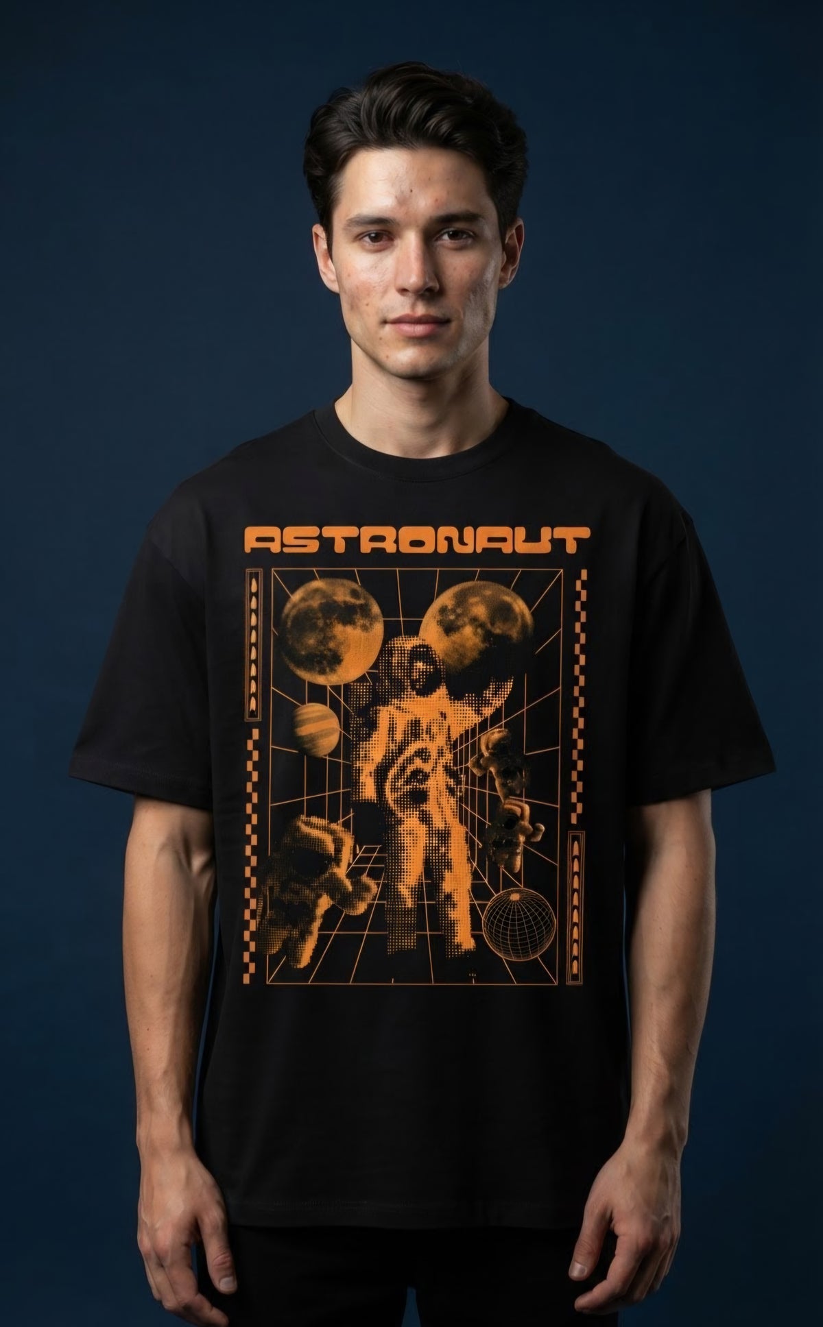 Astronaut Oversized Graphic T-Shirt Free FFC Mug