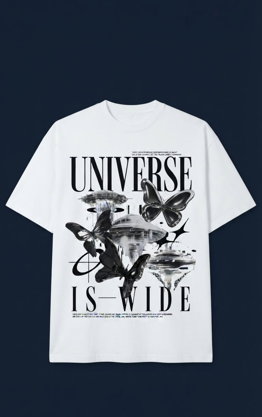 Universe Is Wide Oversized Graphic T-Shirt