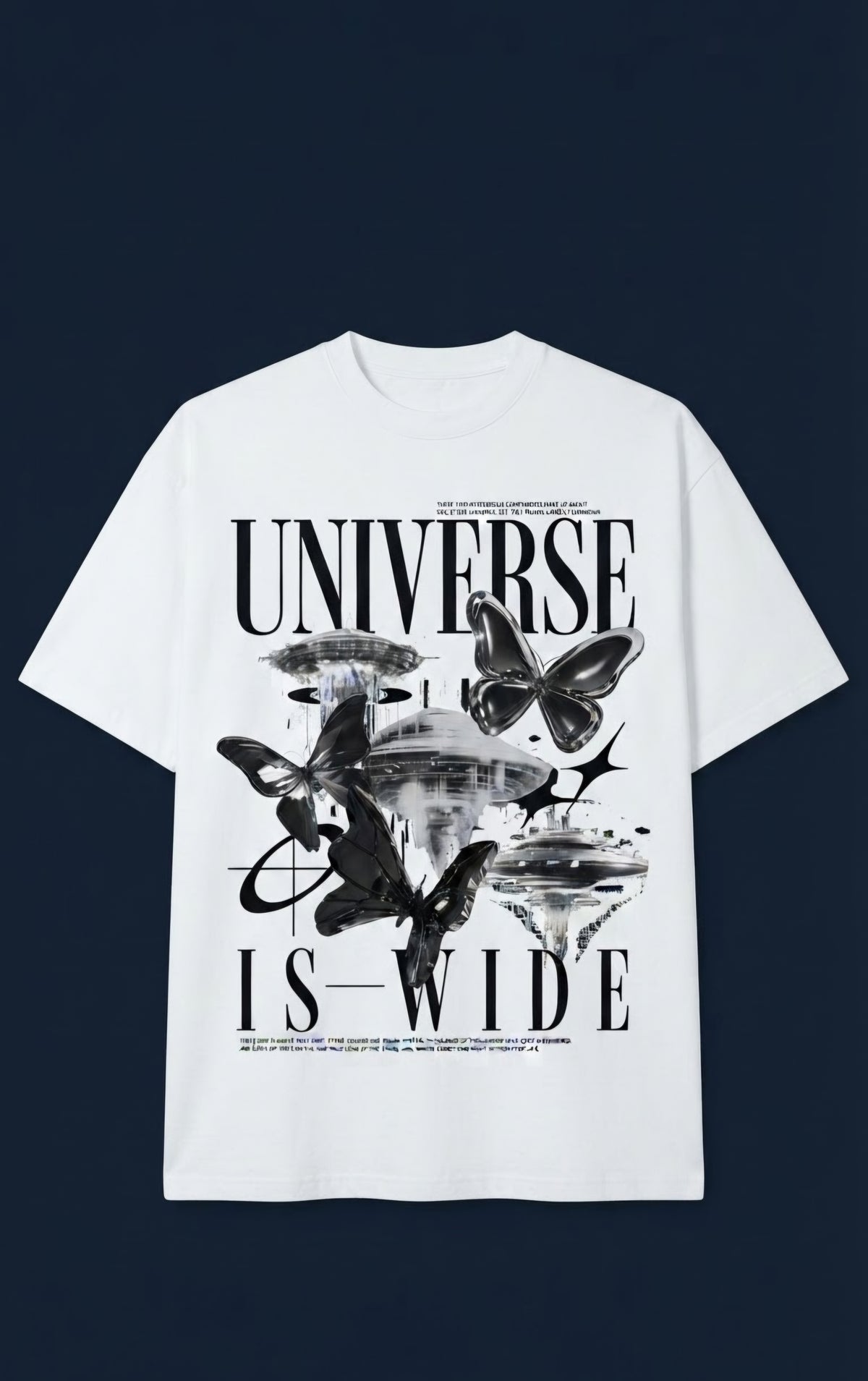Universe Is Wide Oversized Graphic T-Shirt