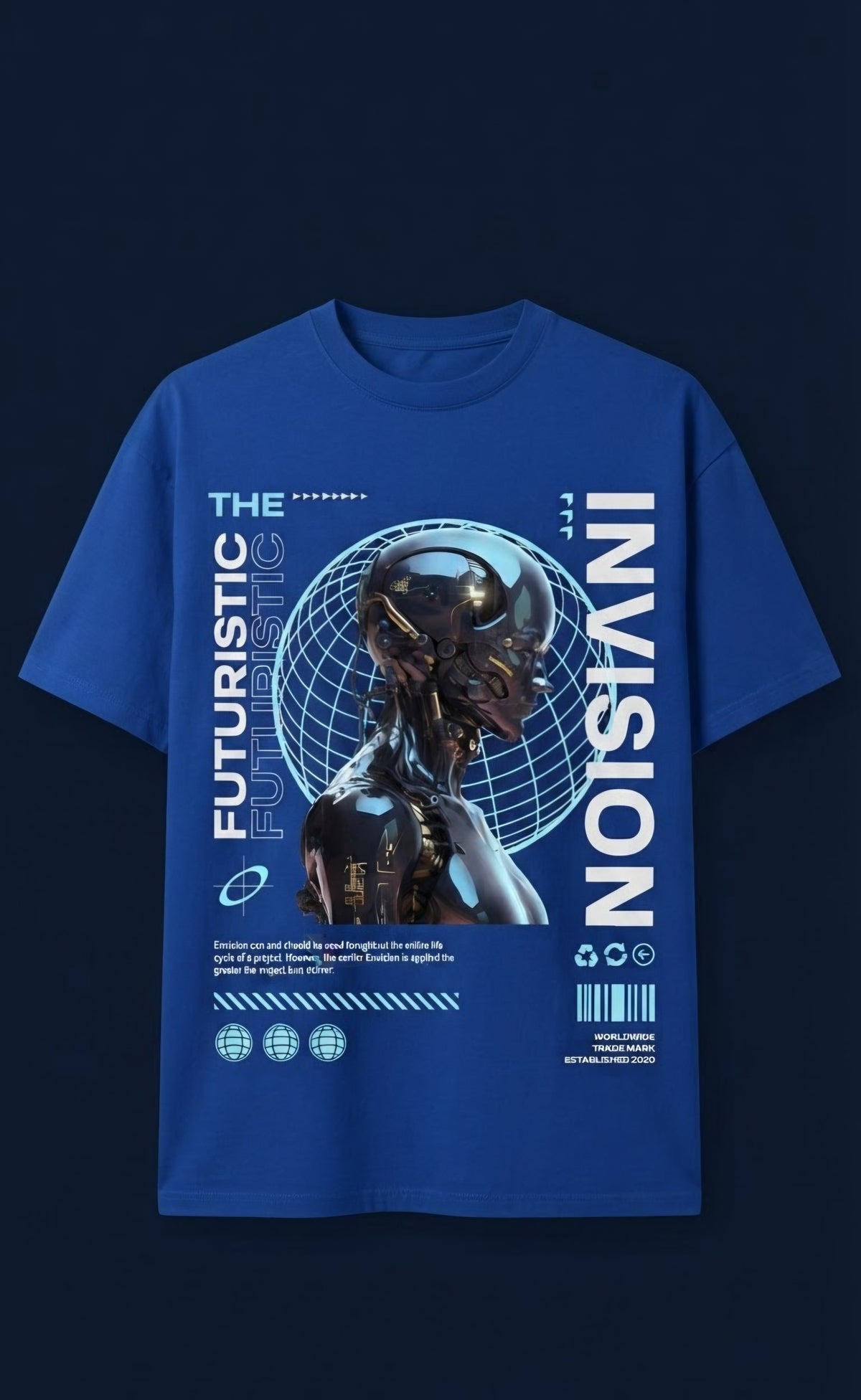 The Futuristic Envision Oversized Graphic T-Shirt Free FFC mug