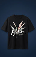 Believe in Yourself Oversized Graphic T-Shirt