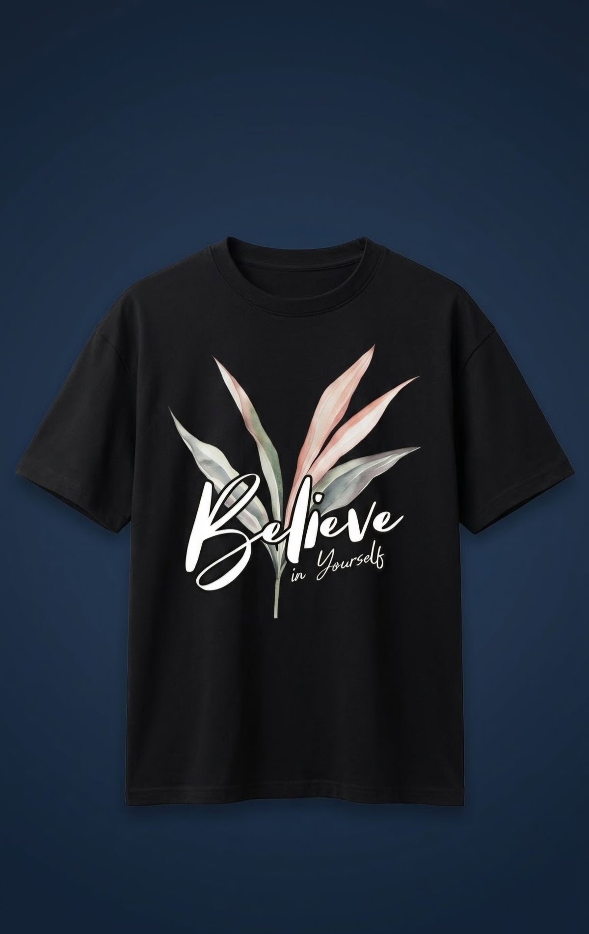 Believe in Yourself Oversized Graphic T-Shirt