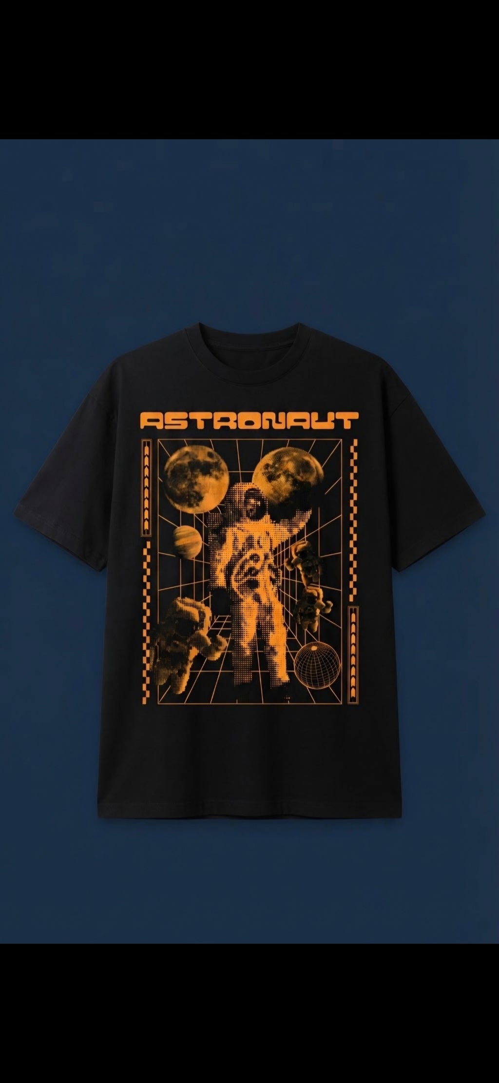 Astronaut Oversized Graphic T-Shirt Free FFC Mug