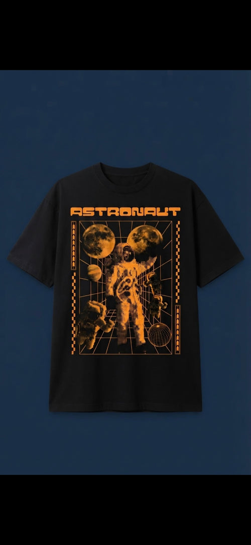 Astronaut Oversized Graphic T-Shirt Free FFC Mug