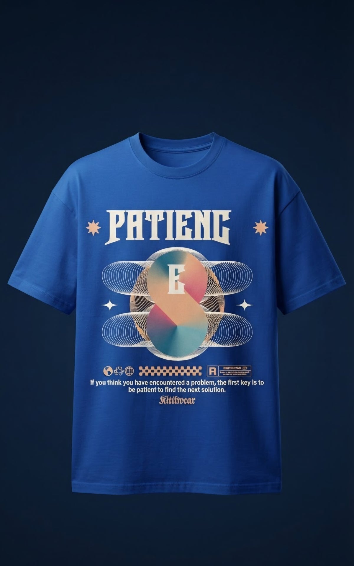 Patience Oversized Graphic T-Shirt