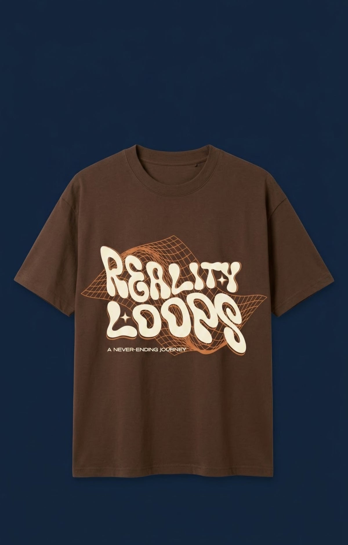 Reality Loops Oversized Graphic T-Shirt
