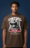 Virtual World Oversized Graphic T-Shirt